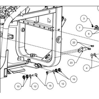 45052-10/ Silence S01 Batterie Absperrschloss Nr. 23, Schloss BP Keylock Zylinderschlssel, auch fr Seat Mo