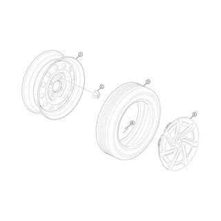  507008-00 Silence S04  Abdeckung Vorderrad Nr.5