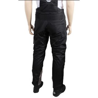 Sceed Hose Cartagena, mit Membrane und zert. Protektoren, Gr. XL, schwarz, Textil, Verstellriegel, Stretch, 100% wasser- und winddicht, atmungsaktiv
