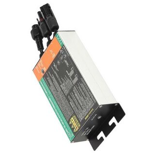 Solar Grid Micro Inverter IP55 f�r Balkon PV-Module bis 500 Watt und 18-50V DC mit LED-Anzeige, MC4 Steckverbindung, 230V Ausgang vorbereitet f�r Schukostecker