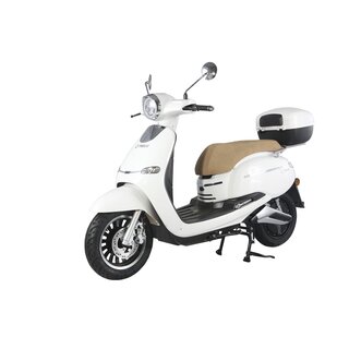 TB-F10/ Tinbot Elektroroller wei�, rot, blau, schwarz oder grau matt, 2KW Bosch Radnabenmotor, Euro5, 98kg mit Batterie 74V/ 28AH/ 1,95kWh, 45km/h, ca. 60km Reichweite, ohne �berf�hrungskosten