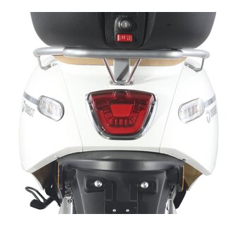 TB-F10/ Tinbot Elektroroller wei�, rot, blau, schwarz oder grau matt, 2KW Bosch Radnabenmotor, Euro5, 98kg mit Batterie 74V/ 28AH/ 1,95kWh, 45km/h, ca. 60km Reichweite, ohne �berf�hrungskosten
