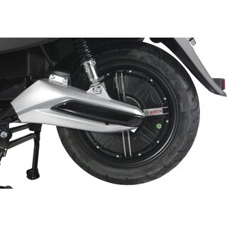 TB-F10/ Tinbot Elektroroller wei�, rot, blau, schwarz oder grau matt, 2KW Bosch Radnabenmotor, Euro5, 98kg mit Batterie 74V/ 28AH/ 1,95kWh, 45km/h, ca. 60km Reichweite, ohne �berf�hrungskosten