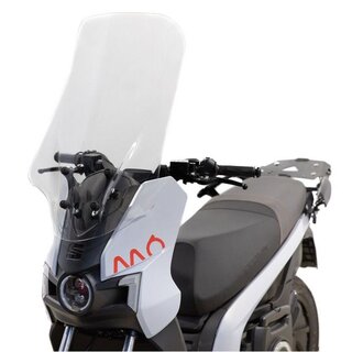 4343+A853/ Silence S01 Windschild hoch, Farbe transparent, inkl. Montageset fr S01/MO, H=710mm x B=400mm, 3mm