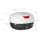 Original Topcase f�r Tinbot F10 Roller in Farben wei�,...