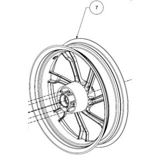 53021-10 Original 15 Silence S01 Vorderradfelge schwarz, 1 St�ck (inkl. Radlager), ohne rot verzierte S01+/ Seat Mo Performance Felgenaufkleber 99413-00, Preis bitte anfragen